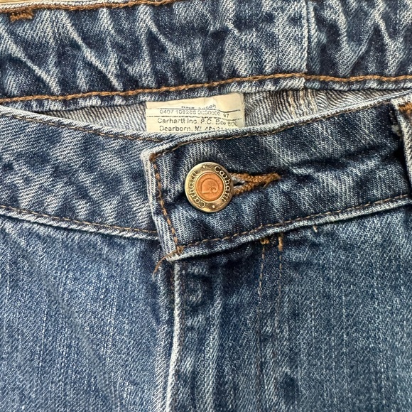 Vintage Carhartt Women’s Work Jeans – Size 8x32 – Made in Mexico - Picture 2 of 9
